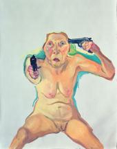 Bild: Maria Lassnig, Du oder ich