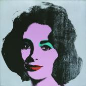 Andy Warhol (1928–1987), Silver Liz [Ferus Type], 1963, Siebdruckfarbe, Acryl und Sprayfarbe auf Leinwand