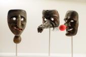 Masken aus dem 18. und 19. Jh., Foto: Wolfgang Lackner