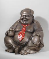 Wu Shaoxiang, Happy New Age Cadre – LV, 2006, Bronze und Lack, 50 x 50 x 50 cm