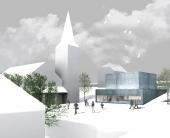 Entwurf des neuen -Diözesanmuseums 