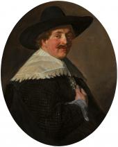 Frans Hals, Bildnis eines Mannes, zirka 1637–1640 