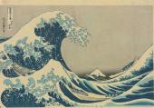 Katsushika Hokusai, Die Woge, 1823/29, Neue Galerie am Joanneum Graz