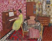 Henri Matisse, Pianistin und Damespieler, 1924, Öl auf Leinwand, National Gallery of Art, Washington, Sammlung Mr. und Mrs. Paul