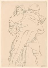 Egon Schiele, Tanzendes Paar, 1918