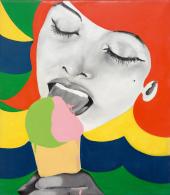 Ausstellung „Power Up! Female Pop Art”: Evelyne Axell, Ice Cream, 1964, Öl auf Leinwand, Courtesy Serge Goisse, Belgien, © Estate of Evelyne Axell und VG Bild-Kunst, Bonn 2011, Foto: Paul Louis