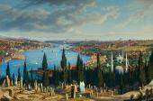  Istanbul vom Friedhof Eyüp aus, 1851 © Salzburg Museum