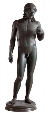 Statue des Apollon Kitharoedus,  Spätes 1. Jahrhundert v. Chr., nach 50 v. Chr., aus der Casa del Citarista, Archäologisches Nationalmuseum Neapel 