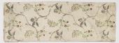 Thoramantel Seide bestickt mit floralen Motiven aus der 2. Hälfte des 18. Jahrhu