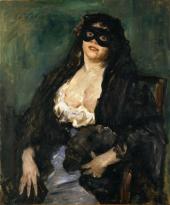 Lovis Corinth, Die schwarze Maske, 1908, Neue Galerie, MHK