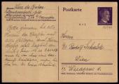 Postkarte aus dem Getto Litzmannstadt