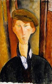 Amedeo Modigliani | Junger Mann mit Mütze, 1918