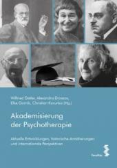 Buchpräsentation - Akademisierung der Psychotherapie - Buchcover - Sigmund Freud Museum