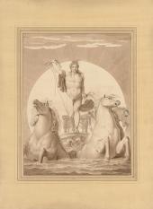 Familiensonntage | Götter, Helden und Verräter - Bild: Johann Martin Metz | Phoebus steigt mit dem Sonnenwagen aus den Fluten, 1803