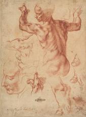 Albertina - Führung - Michelangelo und die Folgen - Michelangelo Buonarroti: Studien für die Libysche Sibylle, um 1510/11