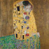 Gustav Klimt -  Dame mit Fächer