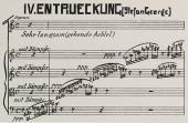 Arnold Schönberg: Streichquartett Nr. 2 op. 10 Entrückung (Erstausgabe)
