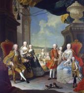 Maria Theresia mit Familie