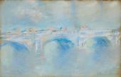 Claude Monet: Waterloo Bridge, London, 1901 Pastel Collection Triton Fondation, 