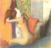Nach dem Bad (Frau, sich den Nacken trocknend), 1895-1898