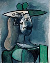 Juniorführungen | Picasso - Pablo Picasso | Frau mit grünem Hut, 1947 | ALBERTINA, Wien - Sammlung Batliner