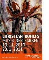 Plakat Christian Rohlfs – Musik der Farben