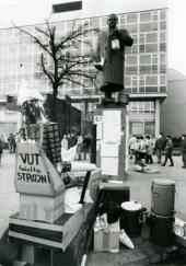 Studentenaktion in Brünn 1989