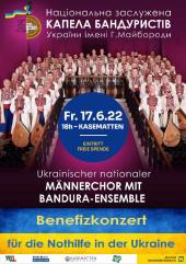 Ukrainischer nationaler Männerchor mit Bandura-Ensemble