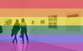 Vienna Pride im mumok - Ausstellungsansicht: ON STAGE - Kunst als Bühne