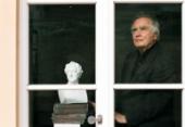 Foto: Martin Walser an Goethes Fenster