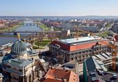 Ein Blick über die Stadt Dresden