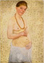 Paula Modersohn-Becker, Selbstbildnis am sechsten Hochzeitstag, 1907, Paula Modersohn-Becker Museum