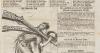 Ganze Männer - Karikatur auf dem Titelblatt der satirischen Zeitschrift „Kikeriki“ im November 1868