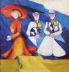 Unteres Belvedere - In the Eye of the Storm - Modernismen in der Ukraine - Alexandra Exter, Three Female Figures, 1910