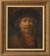 Rembrandt – Hoogstraten. Farbe und Illusion - Rembrandt Harmensz. van Rijn, Kleines Selbstbildnis, um 1657