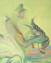 Von Hundertwasser zu Kiefer – Vom Symbol der Freiheit zu den Schatten der Vergangenheit - Maria Lassnig | Krebsangst, 1979