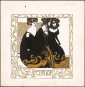 Josef Maria Auchentaller, Zeichnung für Ver Sacrum, 1901, Archiv der Wiener Secession