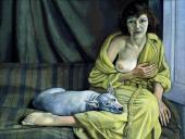 Lucian Freud, Girl with a White Dog, 1950-51, Öl auf Leinwand, London, Tate © Tate, London 2013