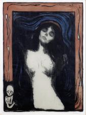 Edvard Munch, Madonna, 1895/1902, Lithografie auf Japanpapier, Privatsammlung © The Munch Museum/The Munch-Ellingsen Group/2013, ProLitteris, Zürich