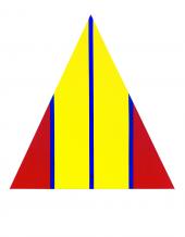 Barnett Newman (1905–1970), Chartres, 1969, Acryl auf Leinwand, Daros Collection, Switzerland 