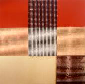 Taped ­Painting, Cream and Black, 1975 © Studio Scully 