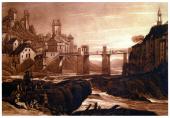 Laufenburg am Rhein. 1811. Radierung und Mezzotinto © Bury Art Gallery, Museum + Archives, Lancashire, UK 