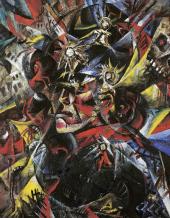 Otto Dix, Selbstbildnis als Mars, 1915, Öl auf Leinwand © Städtische Sammlungen Freital, Schloss Burgk 