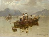  Joseph Wopfner, Fischer am Chiemsee, 1886 Foto: TLM