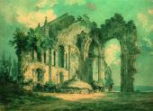 Ruinen eines Klosters. Um 1792. Aquarell über Bleistift © Bury Art Gallery, Museum + Archives, Lancashire, UK 