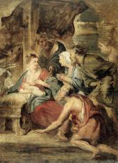 Anbetung der Hirten, Peter Paul Rubens, 1621/22
