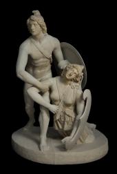 Bei der Achill-Penthesilea-Gruppe handelt es sich um einen von mehreren Versuchen, die einstige Skulptur zu rekonstruieren. Die 