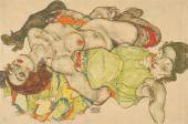  Egon Schiele, Weibliches Liebespaar, 1915 Foto: Peter Ertl, Albertina, Wien