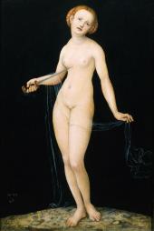 Lucas Cranach der Ältere, Lucretia (1532 datiert) © Gemäldegalerie der Akademie der bildenden Künste Wien