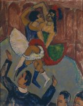 Ernst Ludwig Kirchner, Negertanz, 1911, Öl auf Leinwand, Kunstsammlung Nordrhein-Westfalen, Düsseldorf